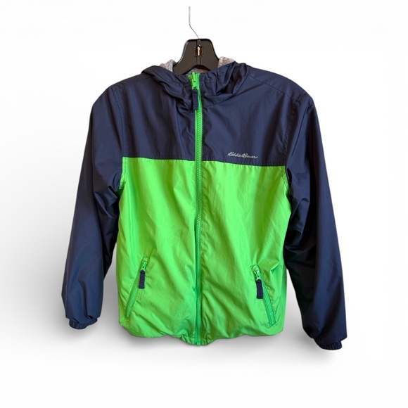 Eddie Bauer Other - Eddie Bauer Kids Reversible Coat - Navy and Green